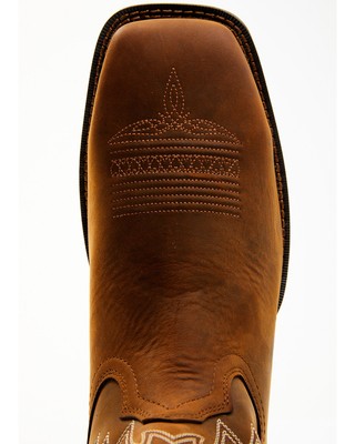 Pre-owned Durango Men's Rebel Pull On Waterproof Work Western Boot - Steel Toe - Ddb0389 In Brown
