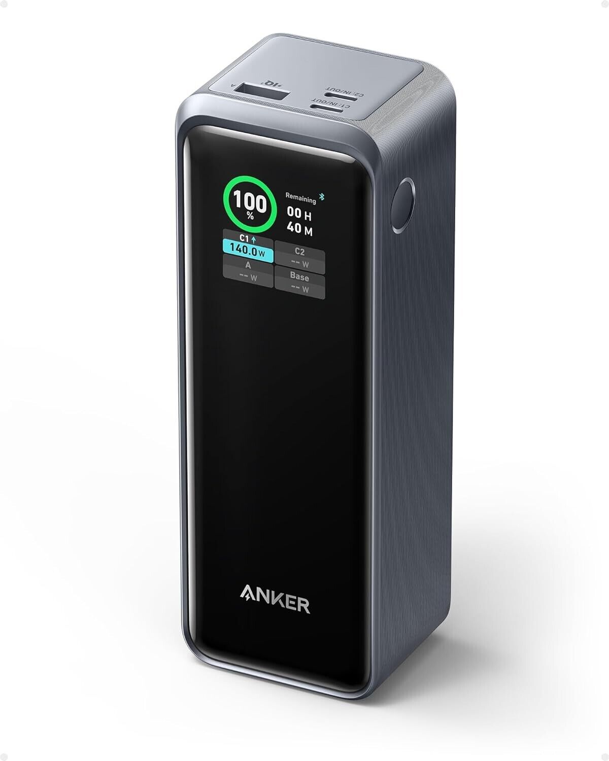 Anker Prime Power Bank, 27,650mAh 3-Port 250W Portable Charger (99.54Wh) Smart 194644130886 | eBay Anker Prime Power Bank, 27,650mAh 3-Port 250W Portable Charger (99.54Wh) Smart 194644130886 | eBay