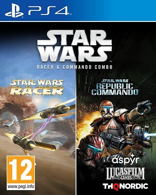 STAR WARS: RACER + REPUBLIC COMMANDO (PAL)   PLAYSTATION 4 (PS4)   NEW + SEALED