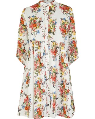 H. MOSER H. MOSER KLEID SILLIAN MIDI MIDIKLEIDER|TRACHTENKLEIDER RUNDHALSAUSSCHNITT