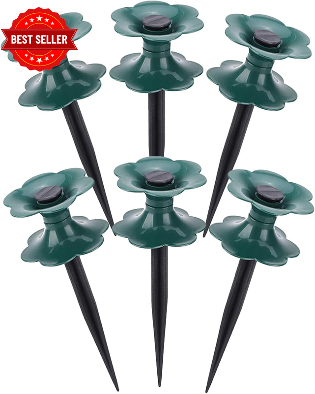 Hose Guide Spikes Set 6 Pack Garden Lawn Watering