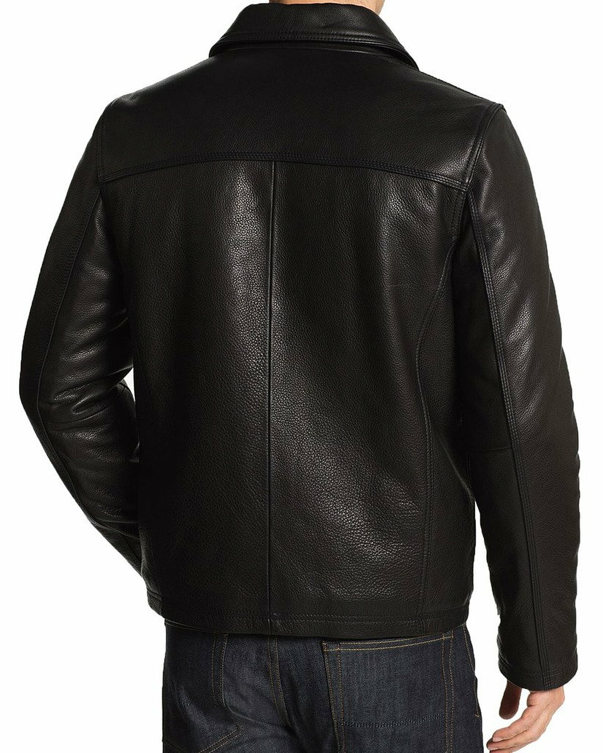 Pre-owned F$l Herren Slim Fit Biker Motorrad Lammleder Jacke Mantel Outwearlinie Jacket-mj0544