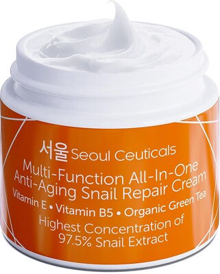 Seoul Ceuticals Multi-Function All-In-One Anti Aging Snail Repair Cream 4 fl oz