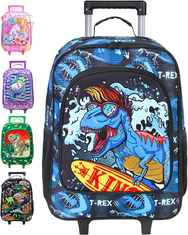 For Boys And Girls, Toddler Rolling Travel Carry On Suitcase