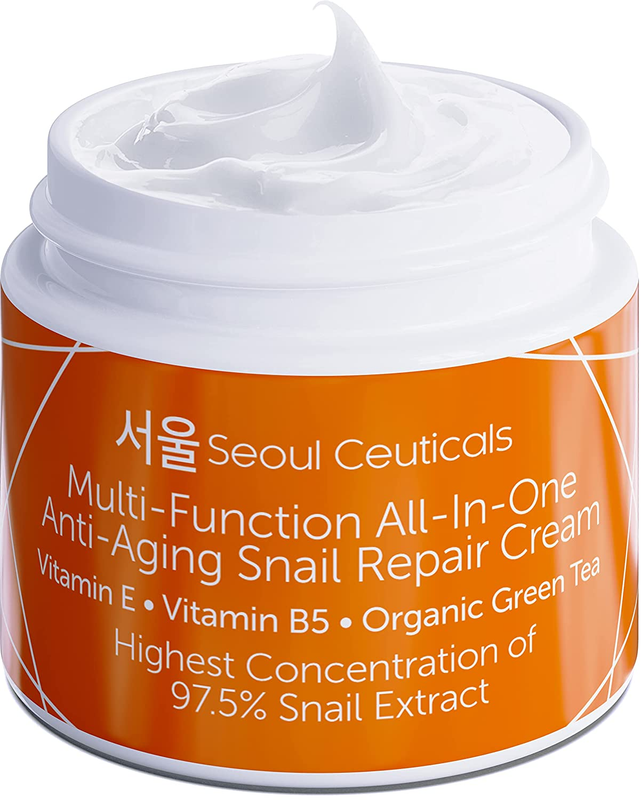 Seoulceuticals Korean Skin Care Snail Mucin Moisturizer Cream - K Beauty Skincar