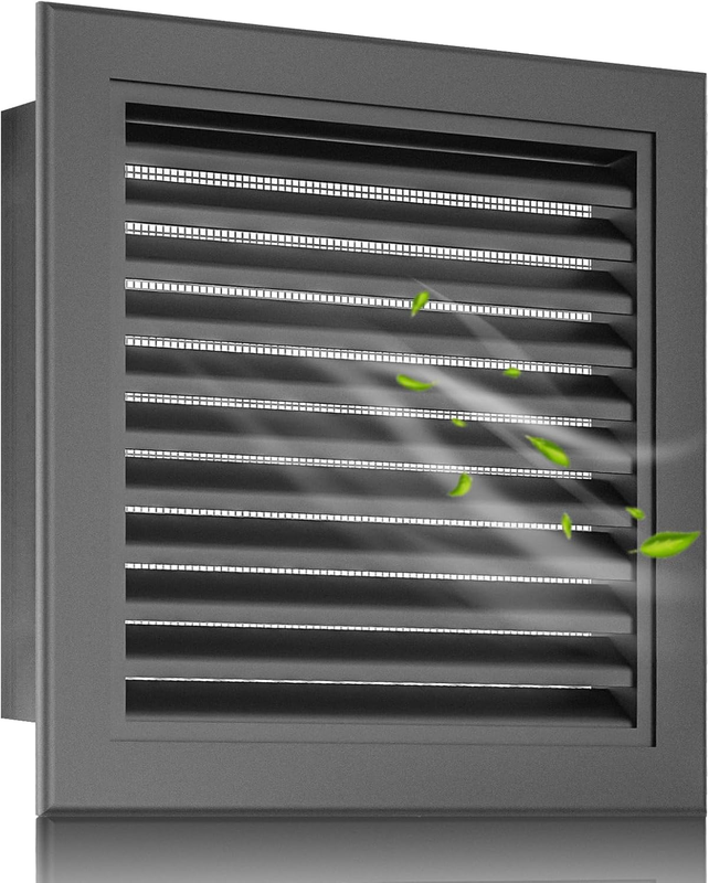 12” X 12” Aluminum Alloy Gable Vent, Never Rust Gable Vents for Shed, Ideal for