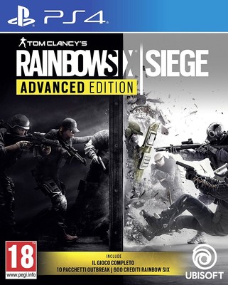Rainbow Six Siege Advanced playstation 4 PS4 NUOVO