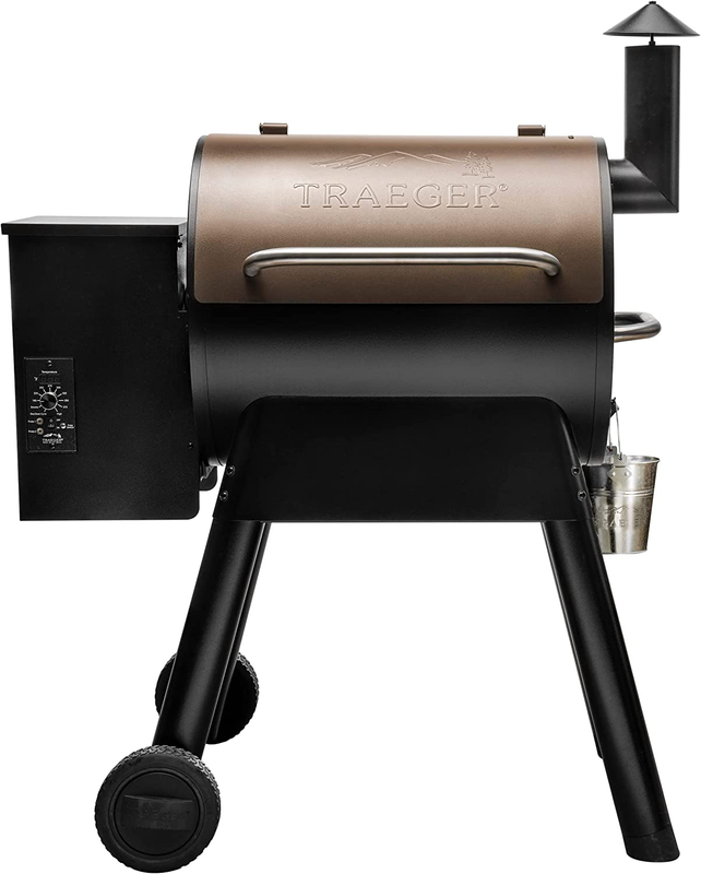 Pro Series 22 Electric Wood Pellet Grill And Smoker, Bronze,