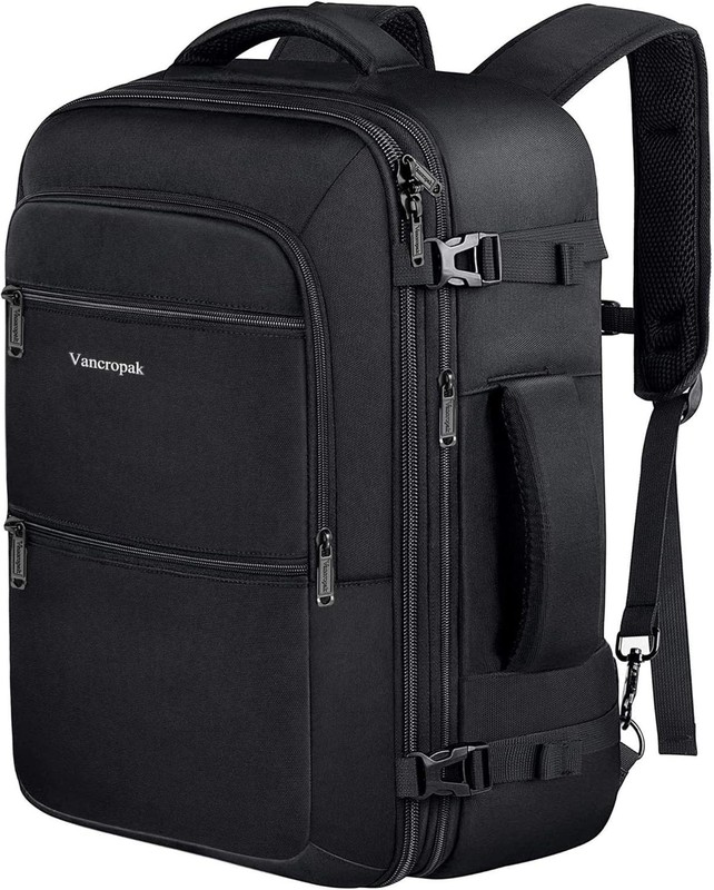 Travel Backpack 40L Carry On Flight Approved Weekender Backpack Expandable Bag