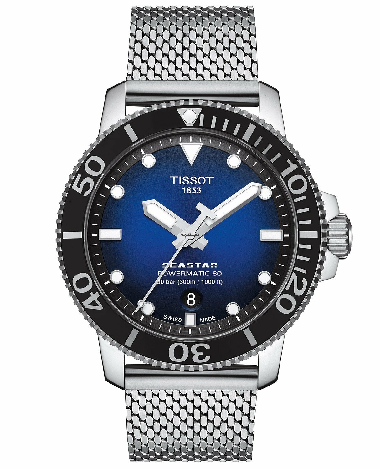 New Tissot SeaStar 1000 PowerMatic 80 Blue Dial Men's Watch T120.407.11.041.02 | eBay