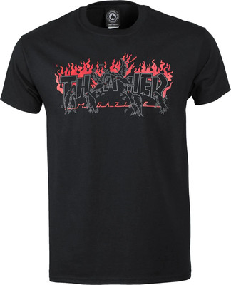 Thrasher Crows SS Tshirt Black Red S