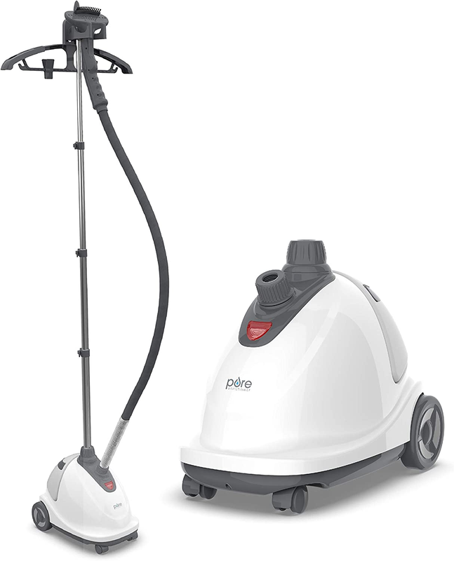 Plancha De Vapor Vertical Para Ropa Profesional 1500W XL Standing Steamer NEW