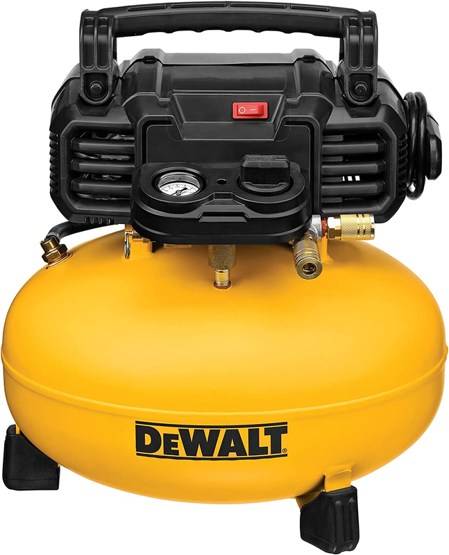 DEWALT Pancake Air Compressor, 6 Gallon, 165 PSI lightweight quiet DWFP55126