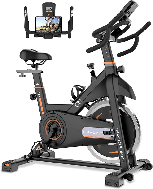 Exercise Bike,  Stationary Bike with 300LBS Weight Capacity, Comfortable Seat Cu