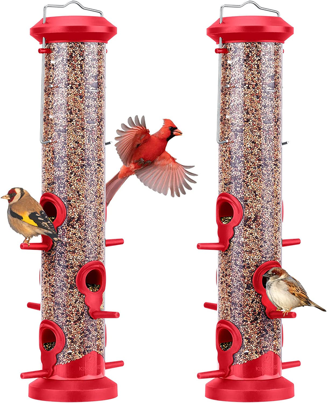 S For Outdoors Hanging Premium Plastic W/ 6 Feeding Ports