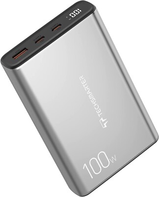 Techsmarter 130W Dual USB-C PD Laptop Portable Charger Power Bank