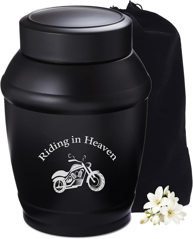 Medium Motorcycle Urn for Ashes Male/Men/Grandpa/Dad/Brother/Son