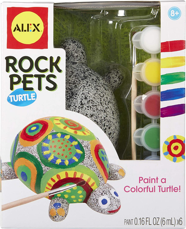 : Rock Pets Turtle, Kids Art And Craft Activity, Create A Pe