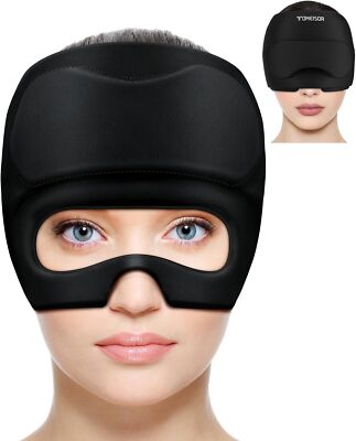 Migraine Relief Cap, Foldable Eye Visible Headache Relief Cap