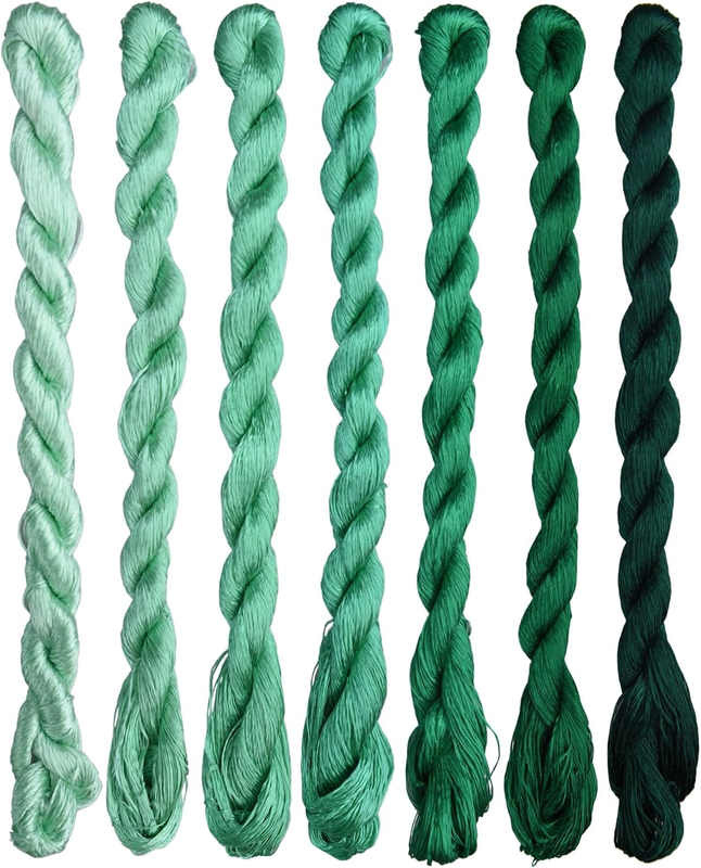 Natura Silk Thread Handmade Embroidery Thread Floss Each Color 110M (89)