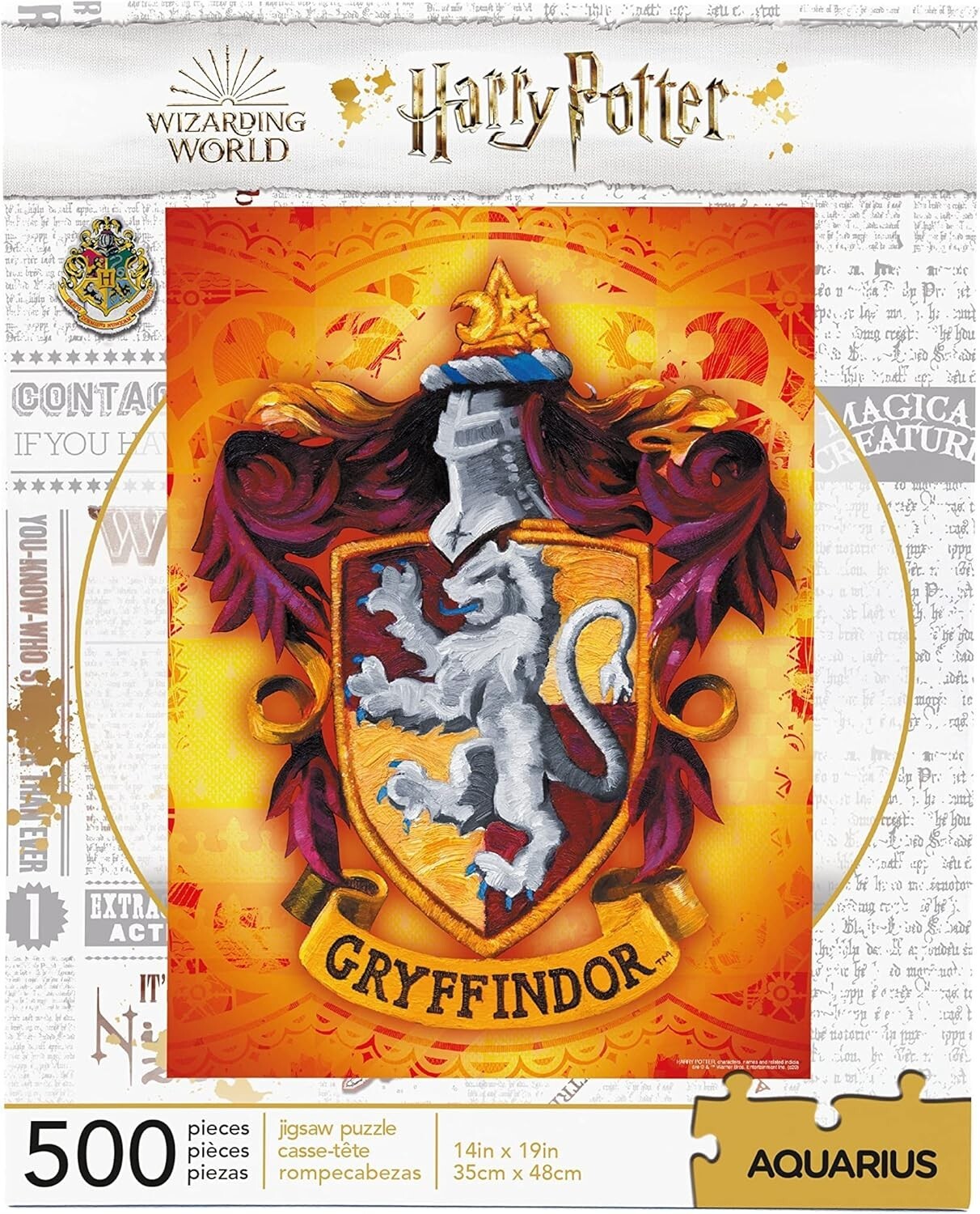 Aquarius Harry Potter Spielkarten Gryffindor – Offiziell Lizenziert, 54 Blatt, Ca. 6 X 9 Cm, Für Poker & Skat