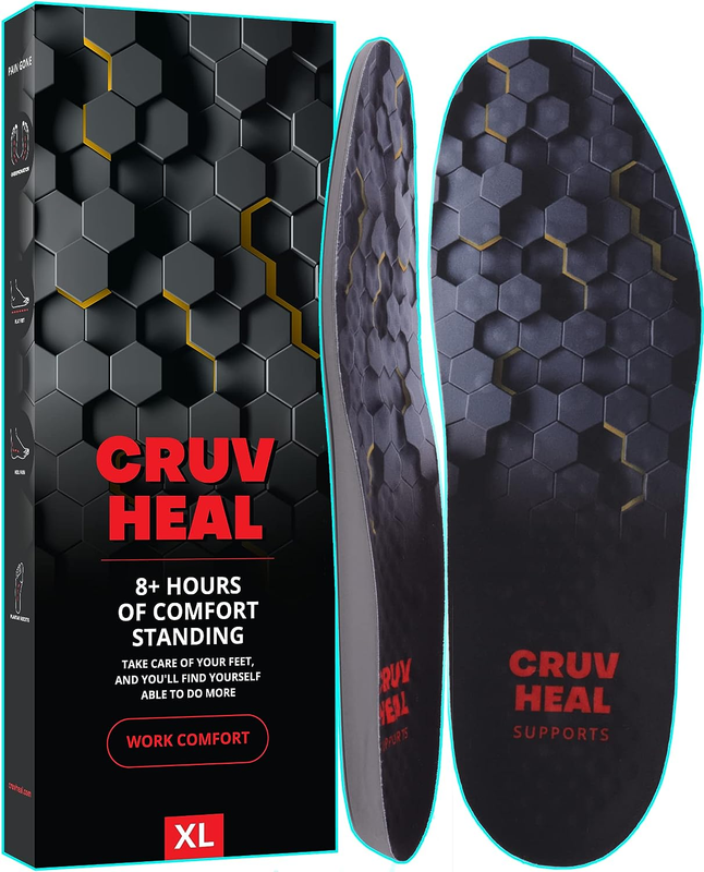 Women Anti-fatigue Shock Absorption Insoles Large