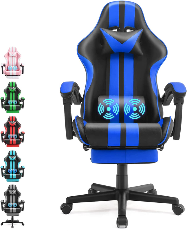 E-sports Ergonomic Height Adjustment Retractable Footrest