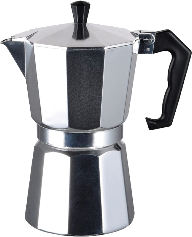 J&V TEXTILES Stovetop Espresso and Coffee Maker, Moka Pot fo