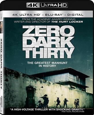 Zero Dark Thirty (4K UHD + Blu-ray) NEW Sealed (Loose Disc) Free Shipping