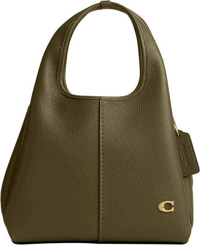 COACH Polished Pebble Leather Lana Shoulder Bag 23