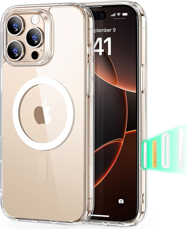 for iPhone 16 Pro Case, Camera Control, Compatible with MagSafe, Shockproof Mili