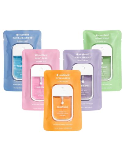 Power Mist Hand Sanitizers and/or Mist Cases - Various Fragrances and Colors