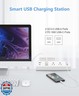 Desk Clamp Power Strip,40W Fast Charging Station,Desktop Mount Surge Protector,2 PD 20W USB C Ports,3 Outlets for Home,Office,Fit 1.9