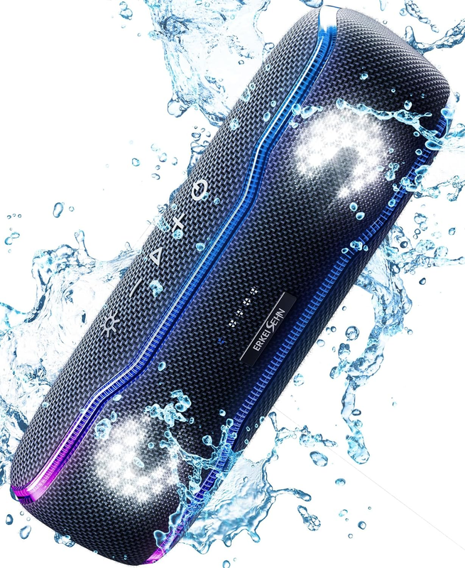 Portable Bluetooth Speaker, IPX7 Waterproof Wireless Speaker