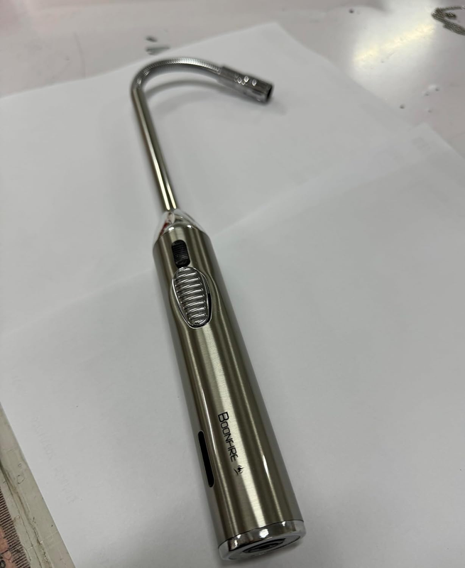 Torch Lighter, Long Flexible Cooking Torches, Butane Refillable Windproof Adjust