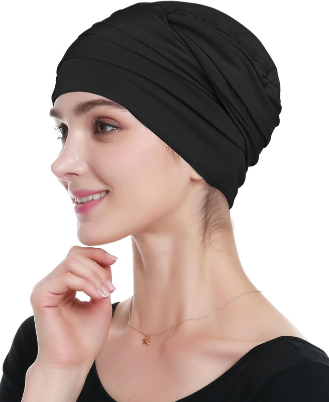 Chemo Headwear Head Wraps for Cancer Patients Made of Viscose – Warm, Super Comf