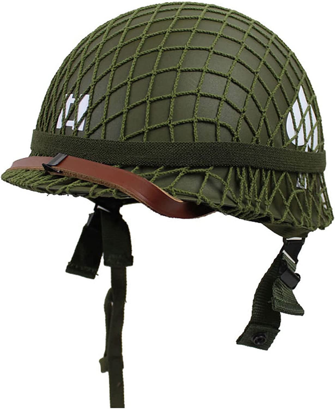 WWII US Army Helmet Replica, WW2 Helmet, M1 Helmet, WW2 Army Helmet, WW2 Helmet