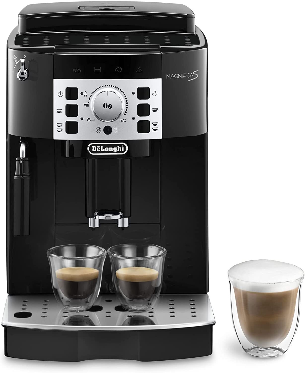 De'Longhi Magnifica S ブラック DeLonghi Magnifica S Bean-To-Cup Coffee Machine - Black