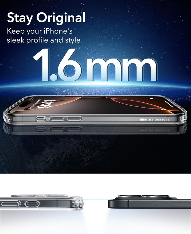 for iPhone 16 Pro Max Case, Compatible with MagSafe, Shockproof Military-Grade P