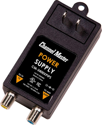 Channel Master Power over Coax Adapter for Cable TV Antenna Amplifiers and Pream