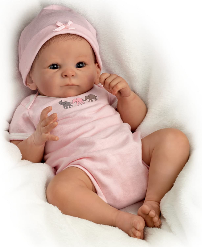 Little Peanut Realistic Reborn Baby Doll Lifelike Newborn wi
