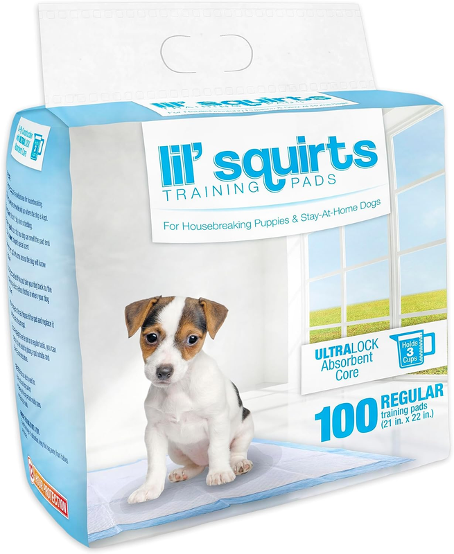 Lil' Squirts Puppy Training Pads 100 Pk.
