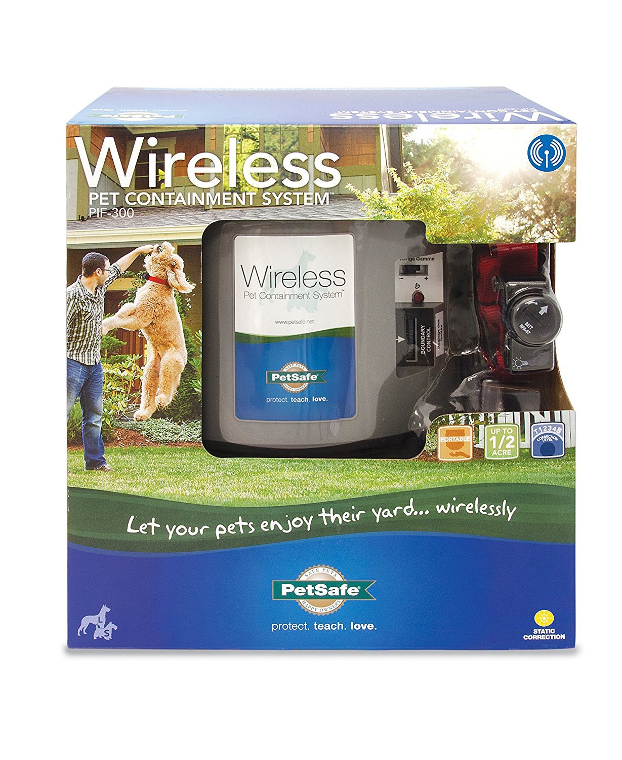 Wireless Fence System PetSafe Containment Covers Up To 1/2 Acre, For Dogs 8