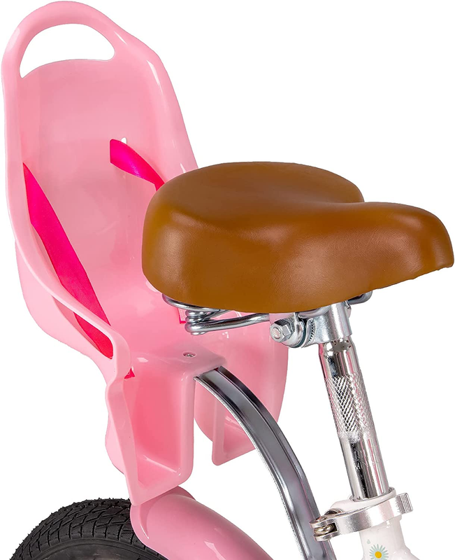 JOYSTAR Little Daisy Kids Bike for 3-7 Years Girls with Training Wheels & Front