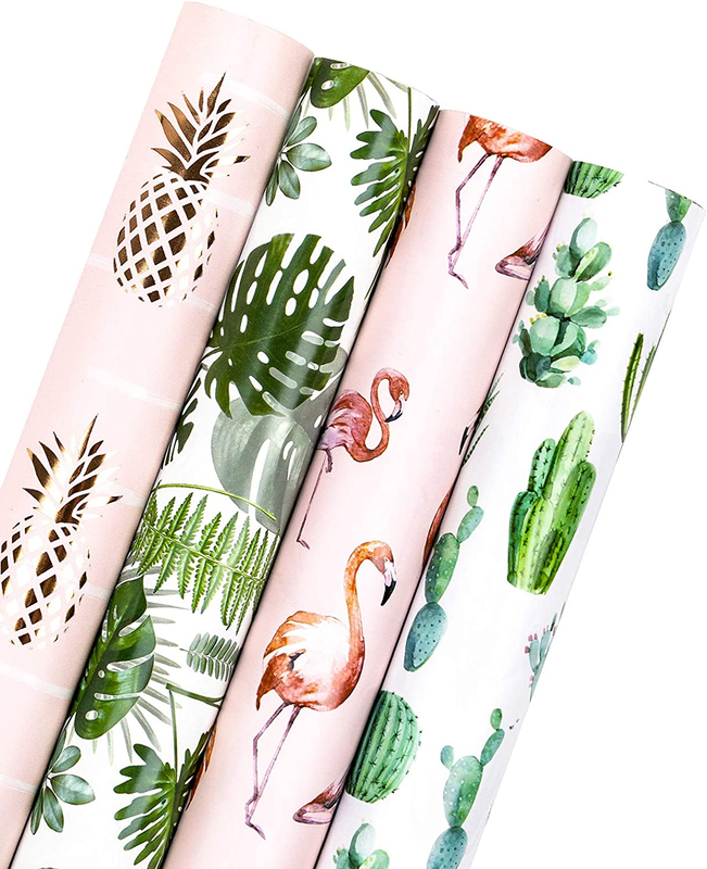 Roll - Flamingo/cactus/pineapple/banana Leaf Design For Wedding,