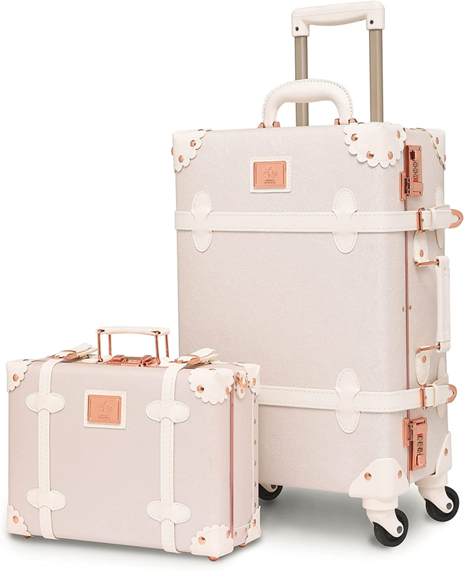 S Of 2 Piece, Hard Shell Retro Tra