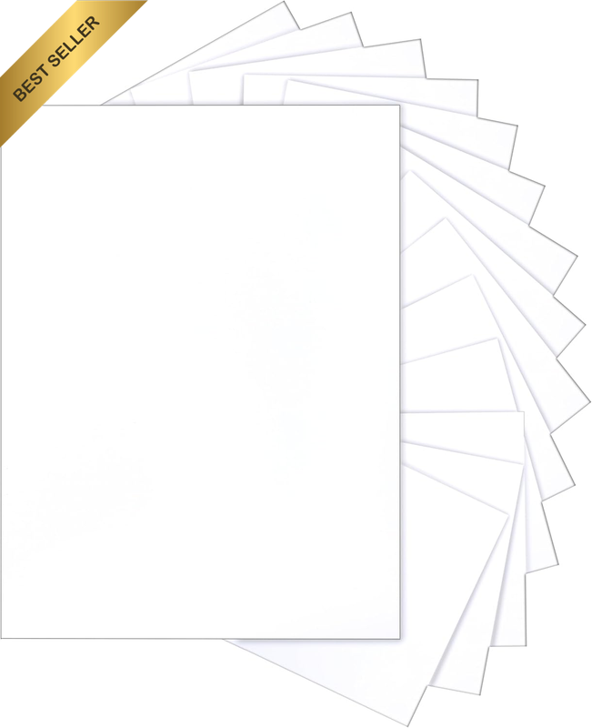 40 Sheets White Cardstock 8.5 X 11, 200Gsm/75Lb Premium Craft Paper for DIY Card