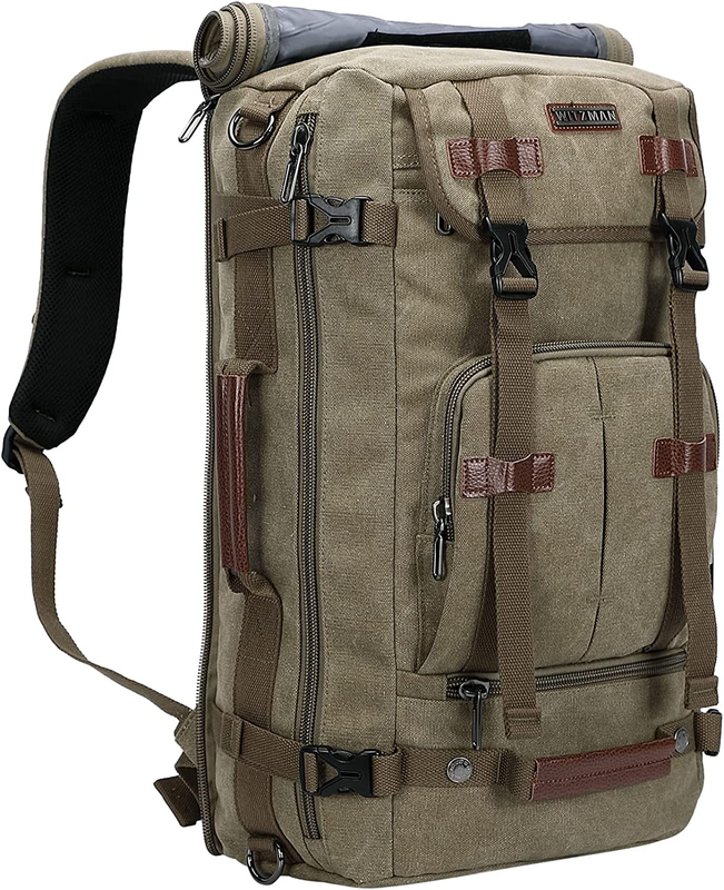 Vintage Travel Backpack Large Laptop Bags Convertible Sh