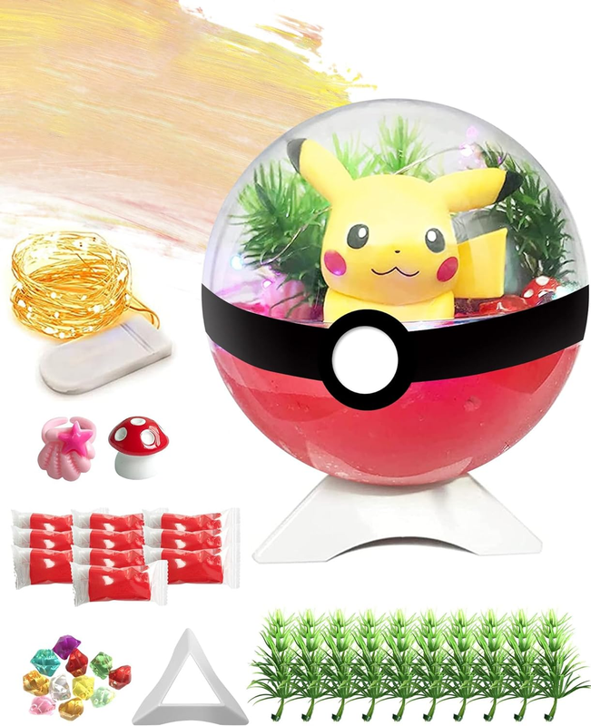 Make Your Own Po-Ke-Mon Night Light Kit for Kids - Light-Up Easter Egg Terrarium