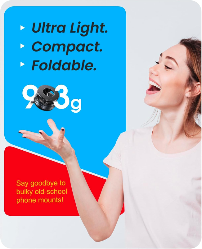 Vacuum Magnetic Suction Cup Phone Mount for Magsafe, 360° Adjustable Magnetic Ph
